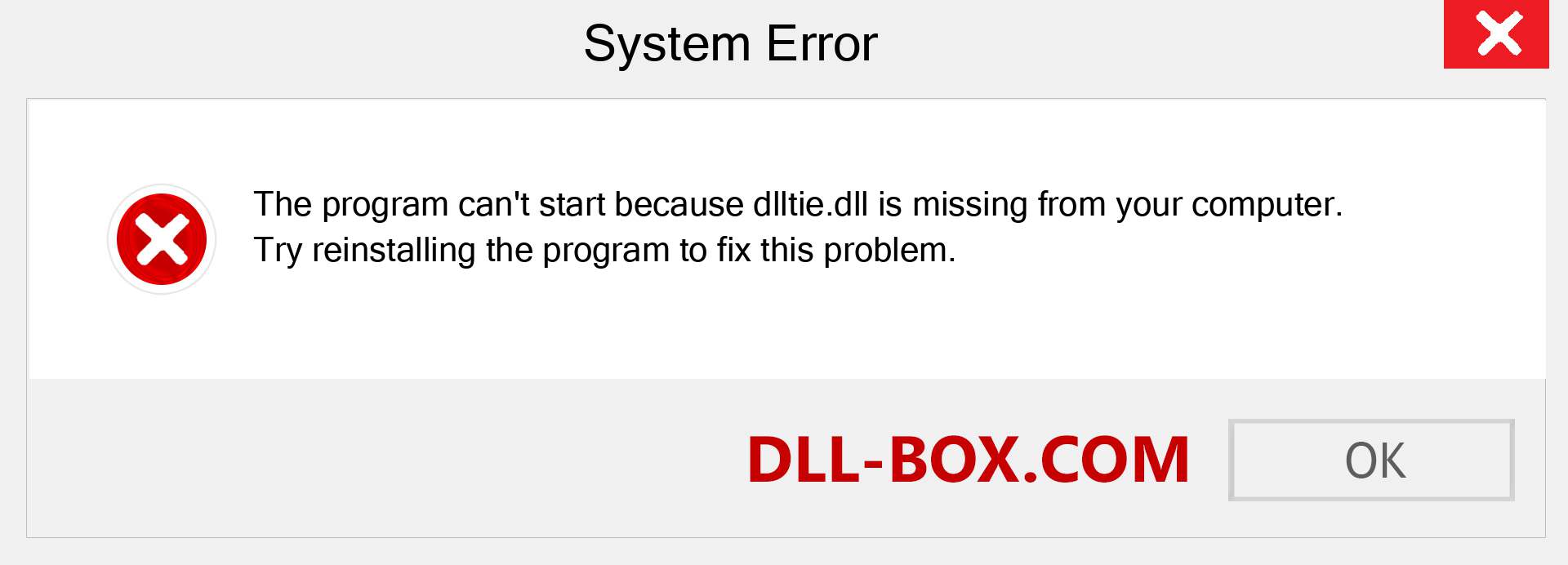  dlltie.dll file is missing?. Download for Windows 7, 8, 10 - Fix  dlltie dll Missing Error on Windows, photos, images